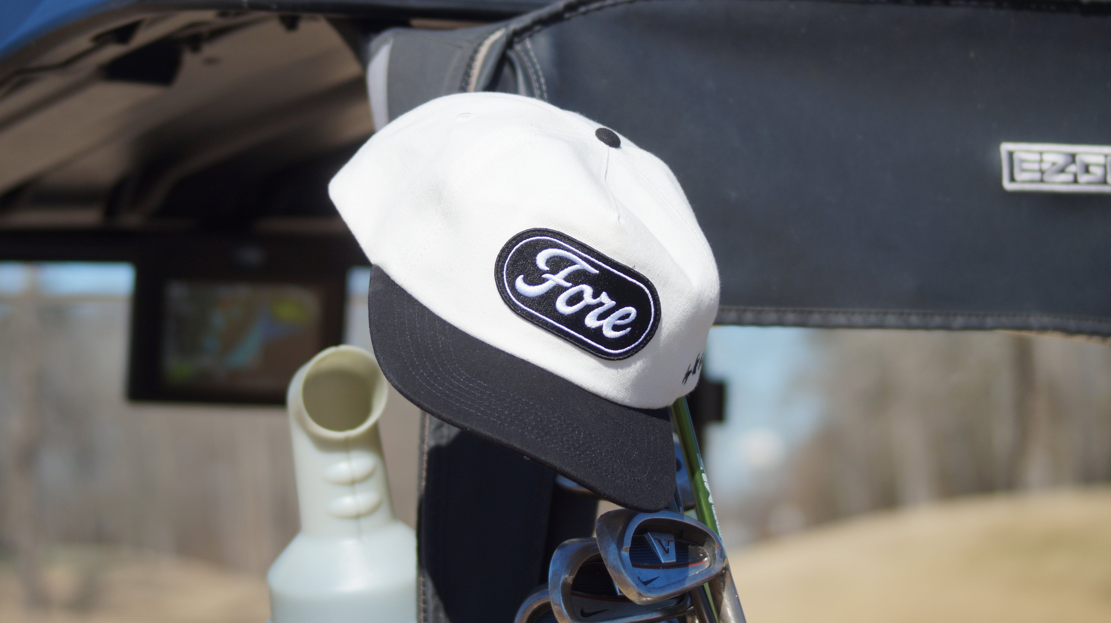 The "Fore" Unstructured Golf Cap