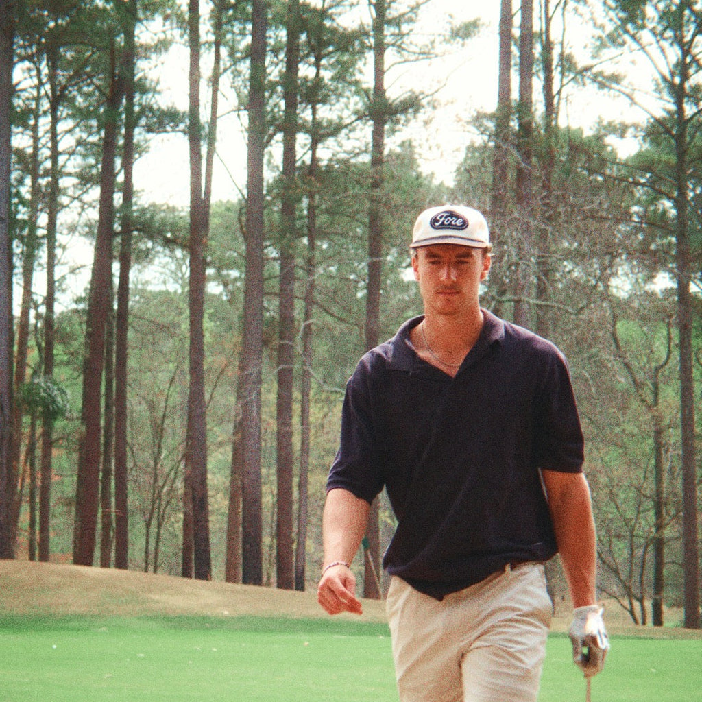 The "Fore" Unstructured Golf Cap